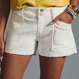 NWT Pilcro The Wanderer Low-Rise Shorts Beige